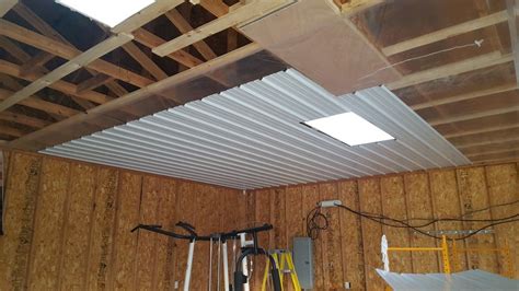 steel panels for garage ceiling